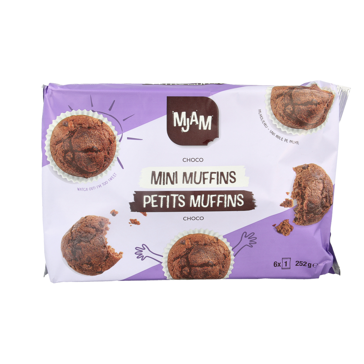 Mjam Chocolade muffins bio 252.00 Gram