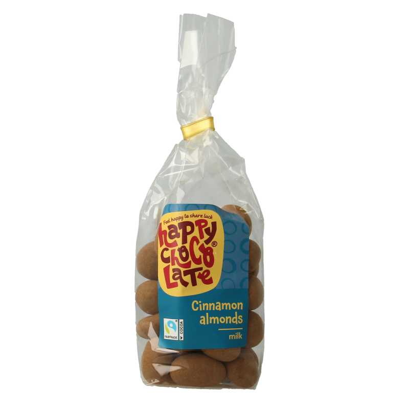 Happy Chocolate Chocolade kaneel amandelen bio 175 Gram