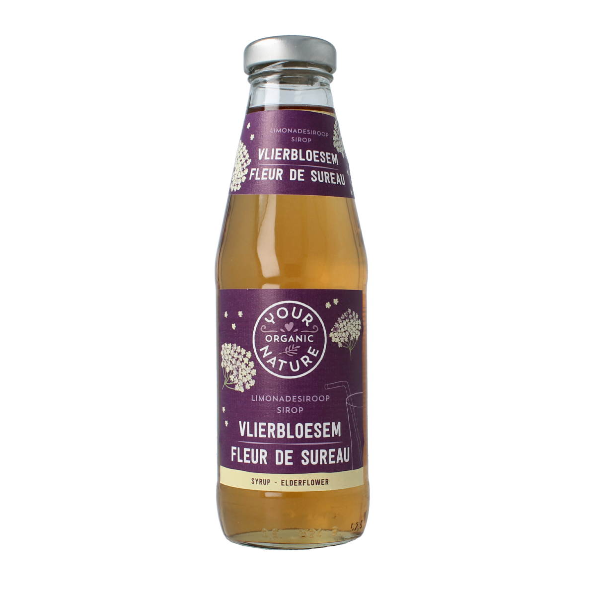Your Organic Nature Limonadesiroop vlierbloesem bio 500.00 Milliliter