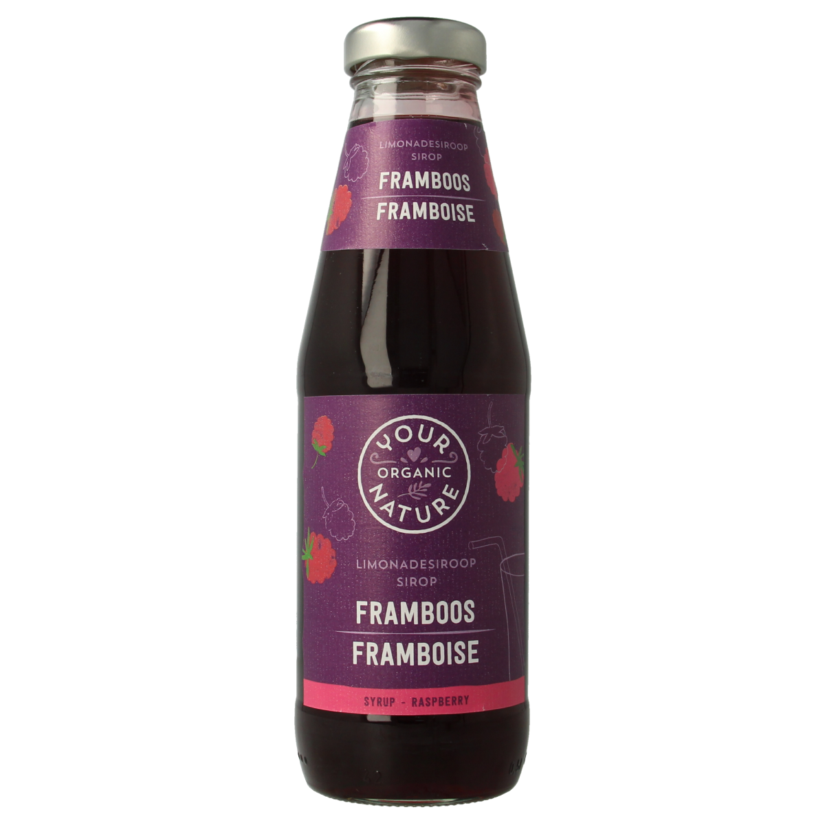 Your Organic Nature Limonadesiroop framboos bio 500.00 Milliliter