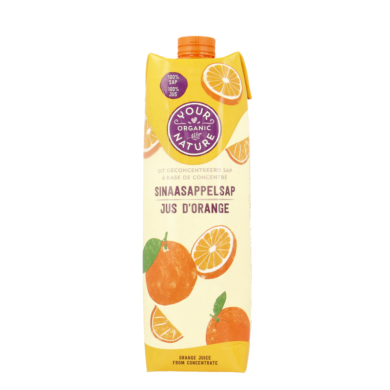 Your Organic Nature Sinaasappelsap bio 1 Liter