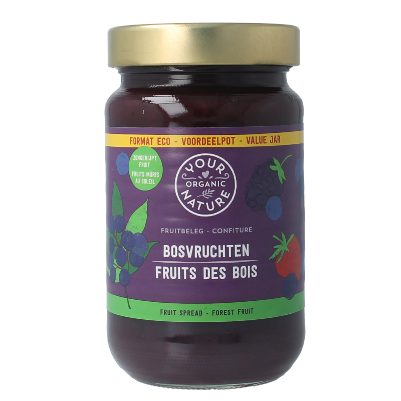 Your Organic Nature Fruitbeleg bosvruchten bio 375 Gram