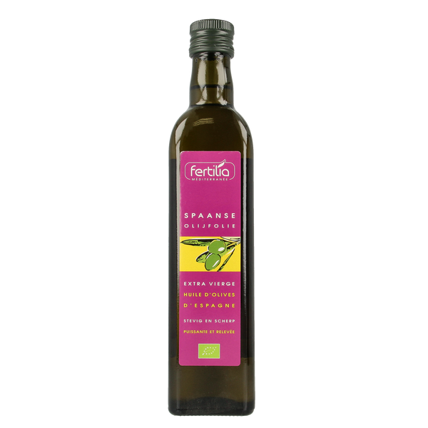 Fertilia Olijfolie Spaans bio 500.00 Milliliter