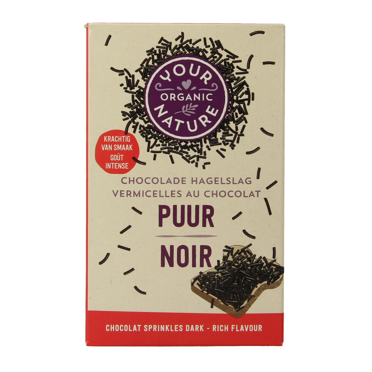 Your Organic Nature Hagelslag puur bio 225.00 Gram