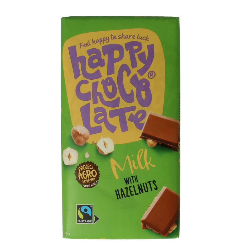 Happy Chocolate Milk hazelnut bio 200 Gram