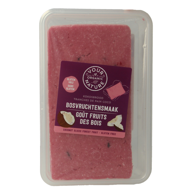 Your Organic Nature Kokosbrood bosvruchten bio 225 Gram