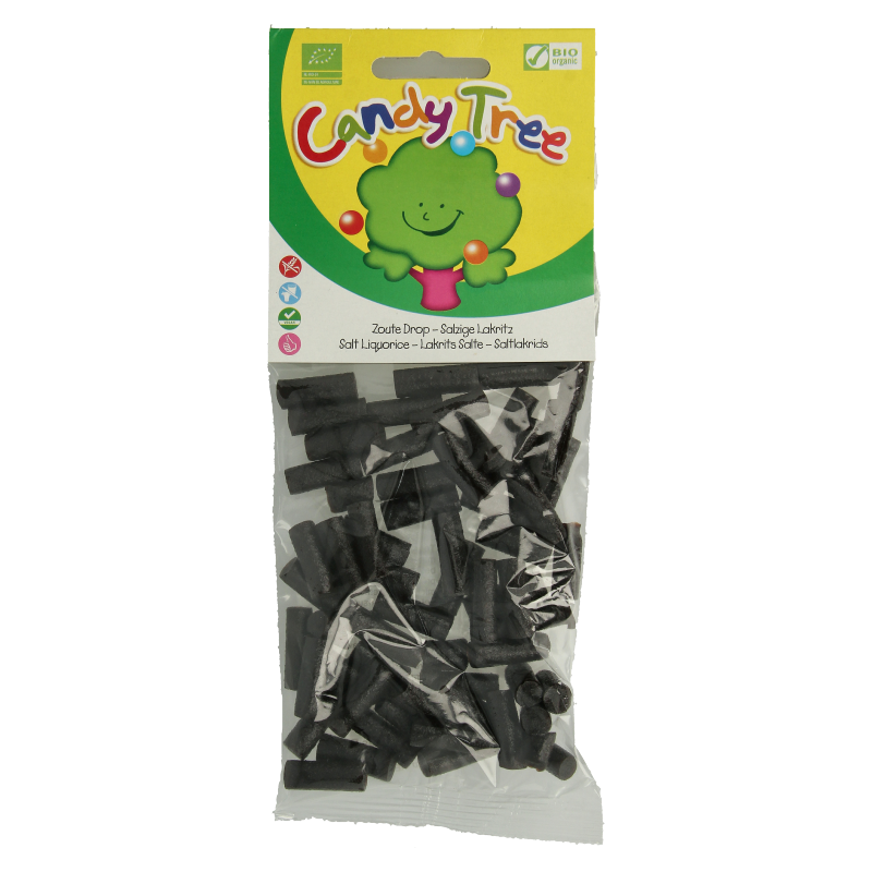 Candy Tree Dropjes zout glutenvrij bio 100 Gram
