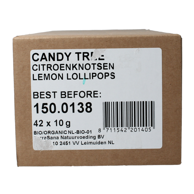 Candy Tree Citroenknotsen navul bio 42 Stuks
