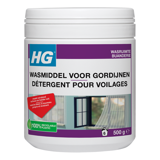 HG Wasmiddel voor vitrage 500 Gram