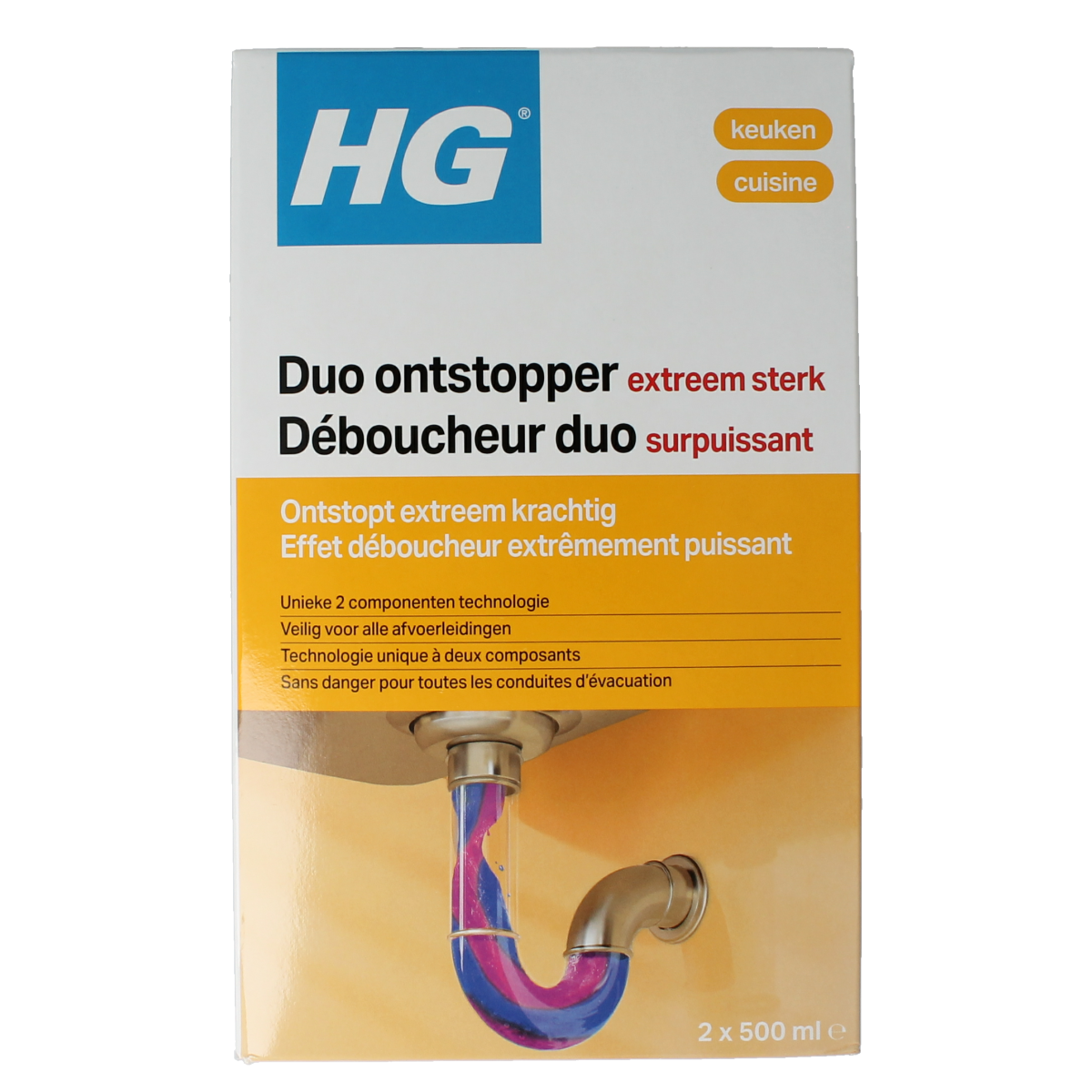 HG Duo ontstopper 1.00 Liter