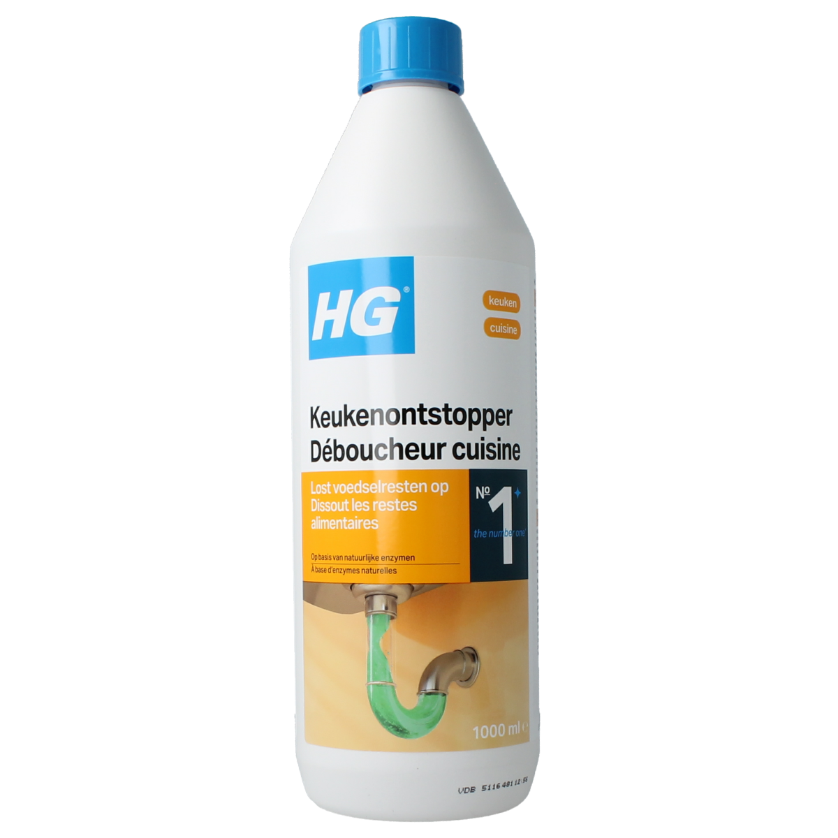 HG Keukenontstopper 1.00 Liter