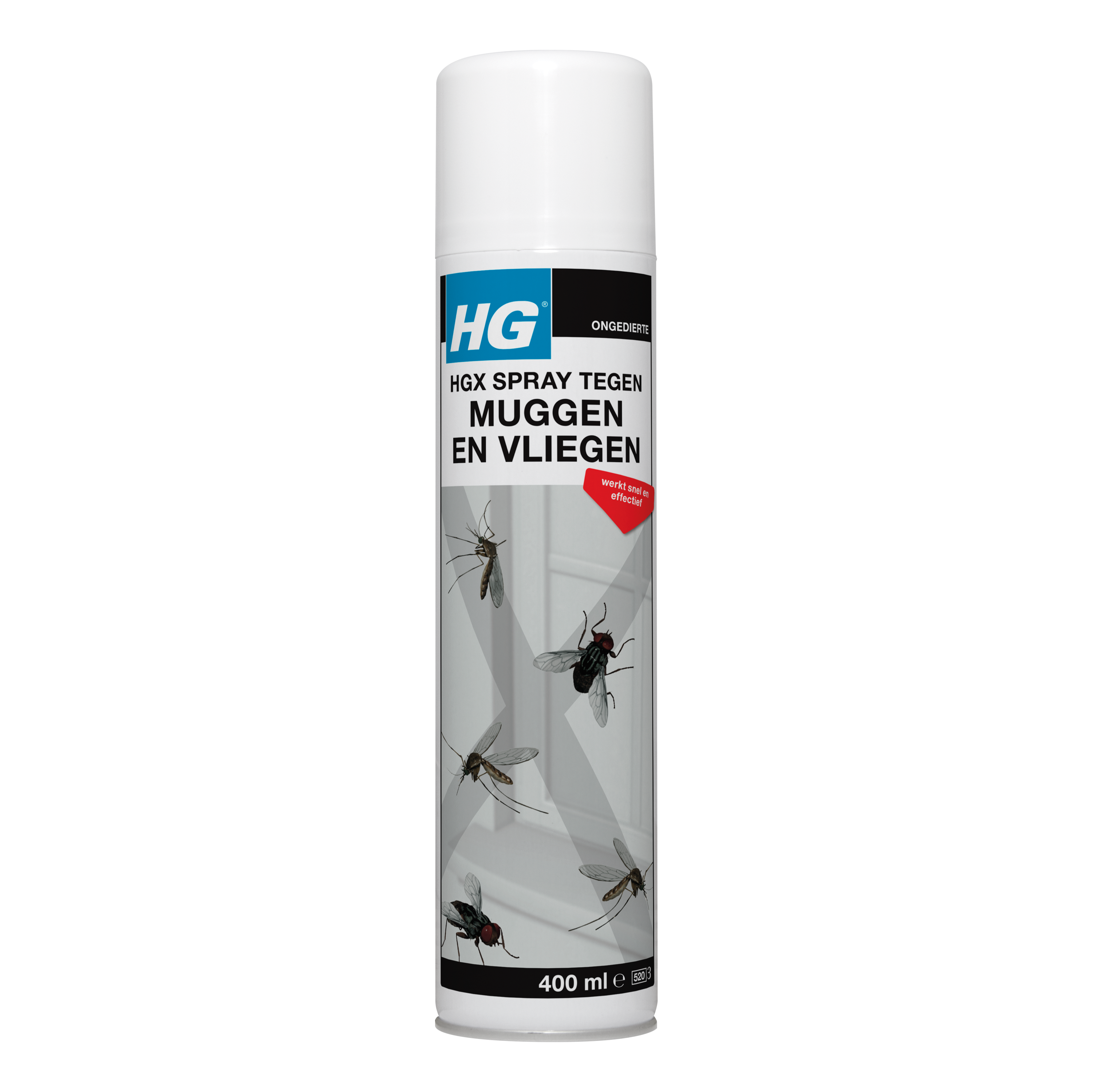 HG X muggen/vliegen spray 400.00 Milliliter