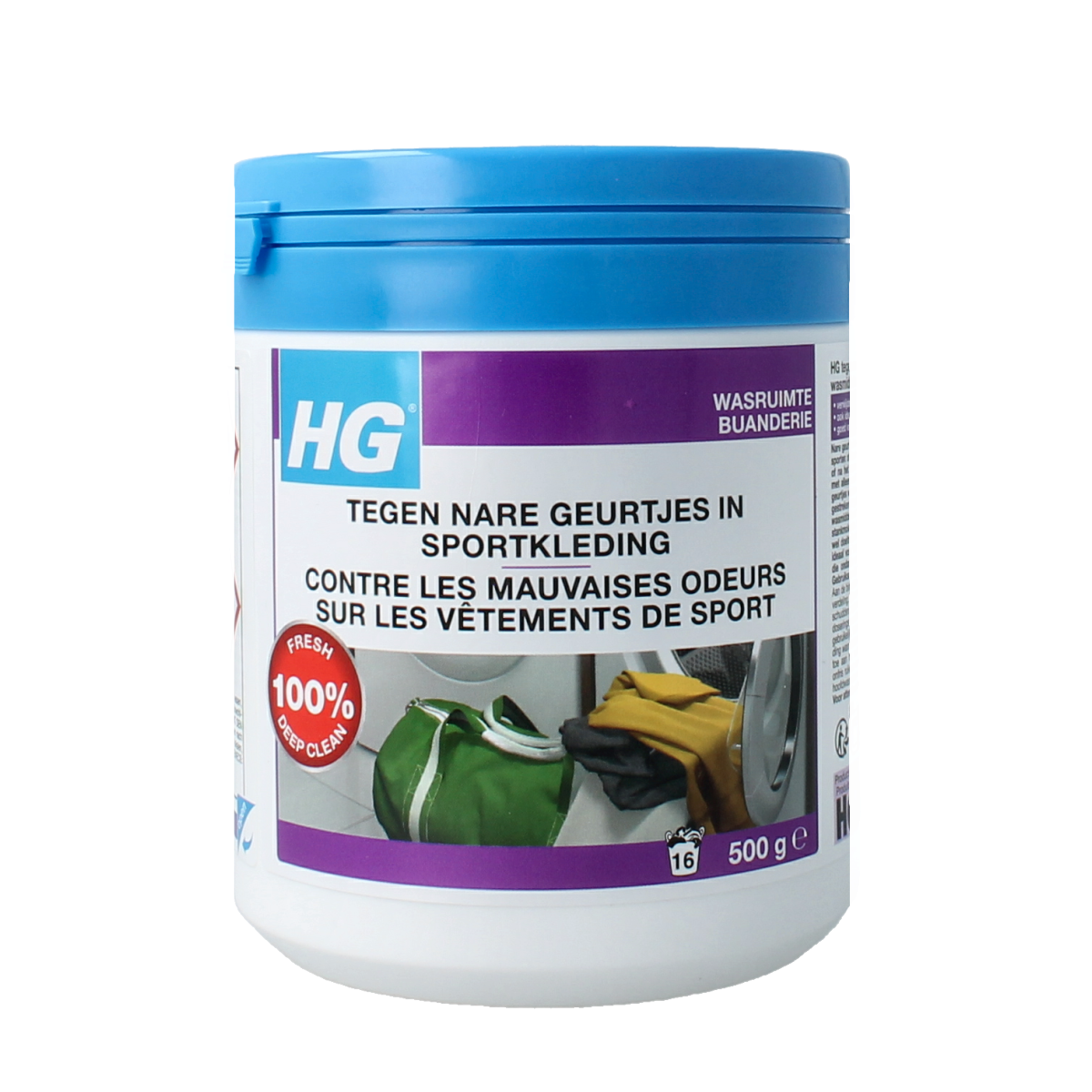 HG Tegen nare geurtjes sportkleding 500.00 Gram
