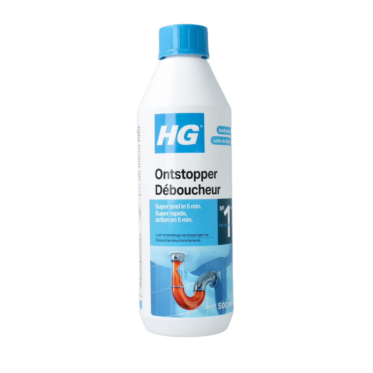 HG Vloeibare ontstopper 500.00 Milliliter