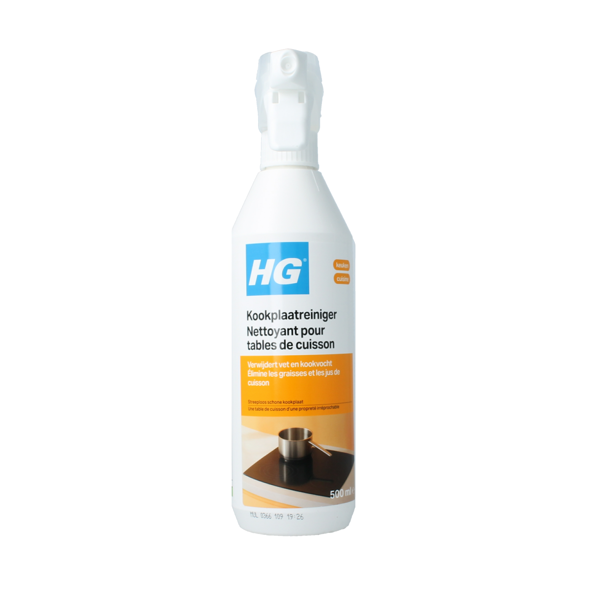 HG Kookplaat reiniger 500.00 Milliliter