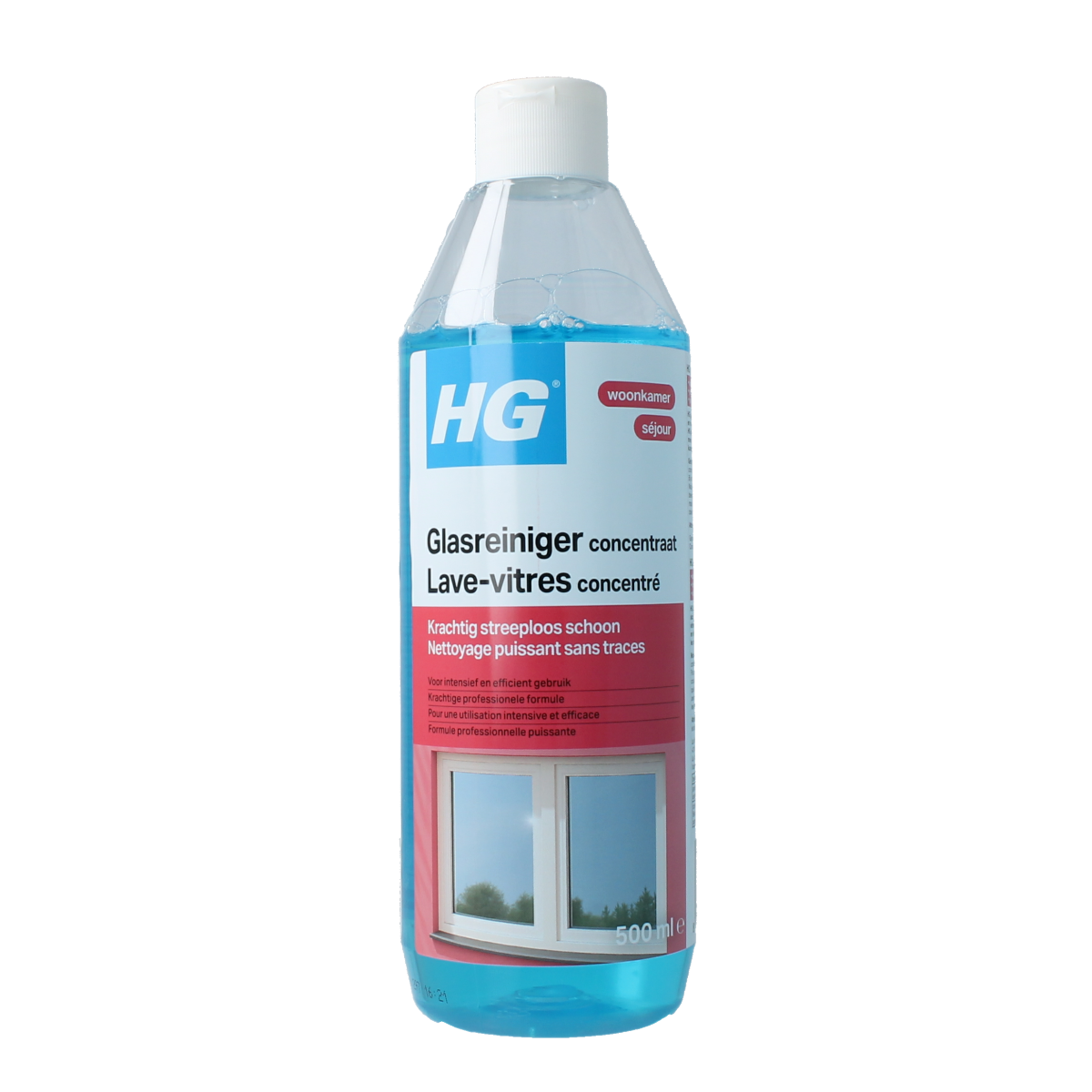 HG Glas reiniger concentraat 500.00 Milliliter
