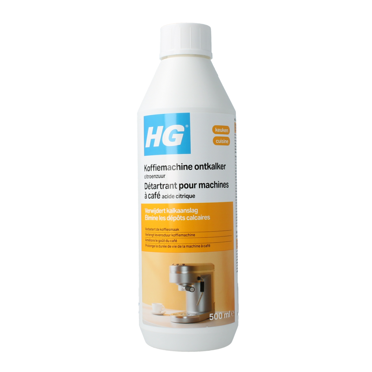 HG Koffiemachine ontkalker citroen 500.00 Milliliter