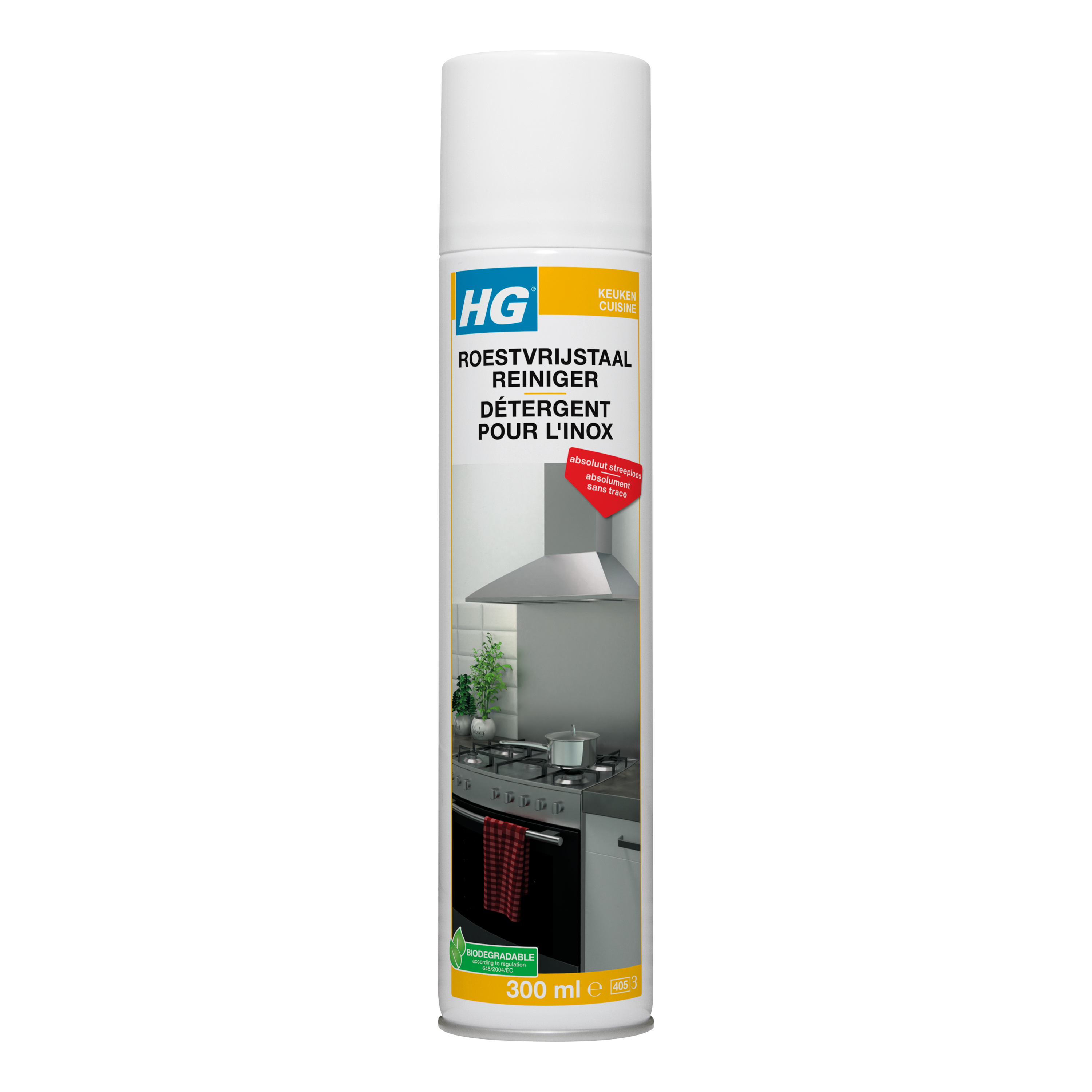 HG Roestvrijstaal reiniger 300.00 Milliliter