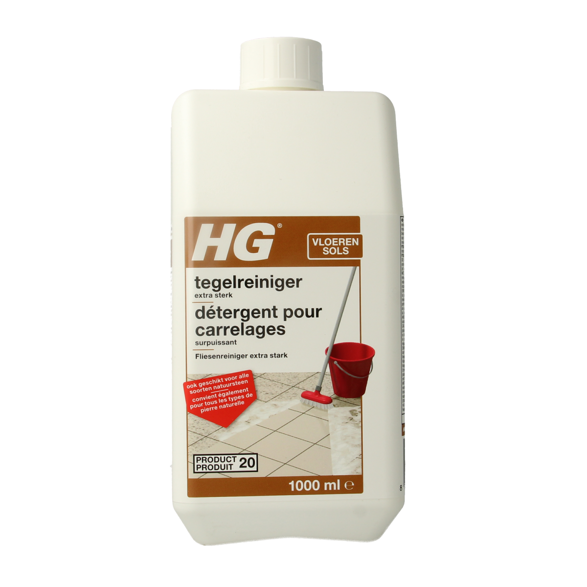 HG Tegelreiniger extra sterk 1.00 Liter