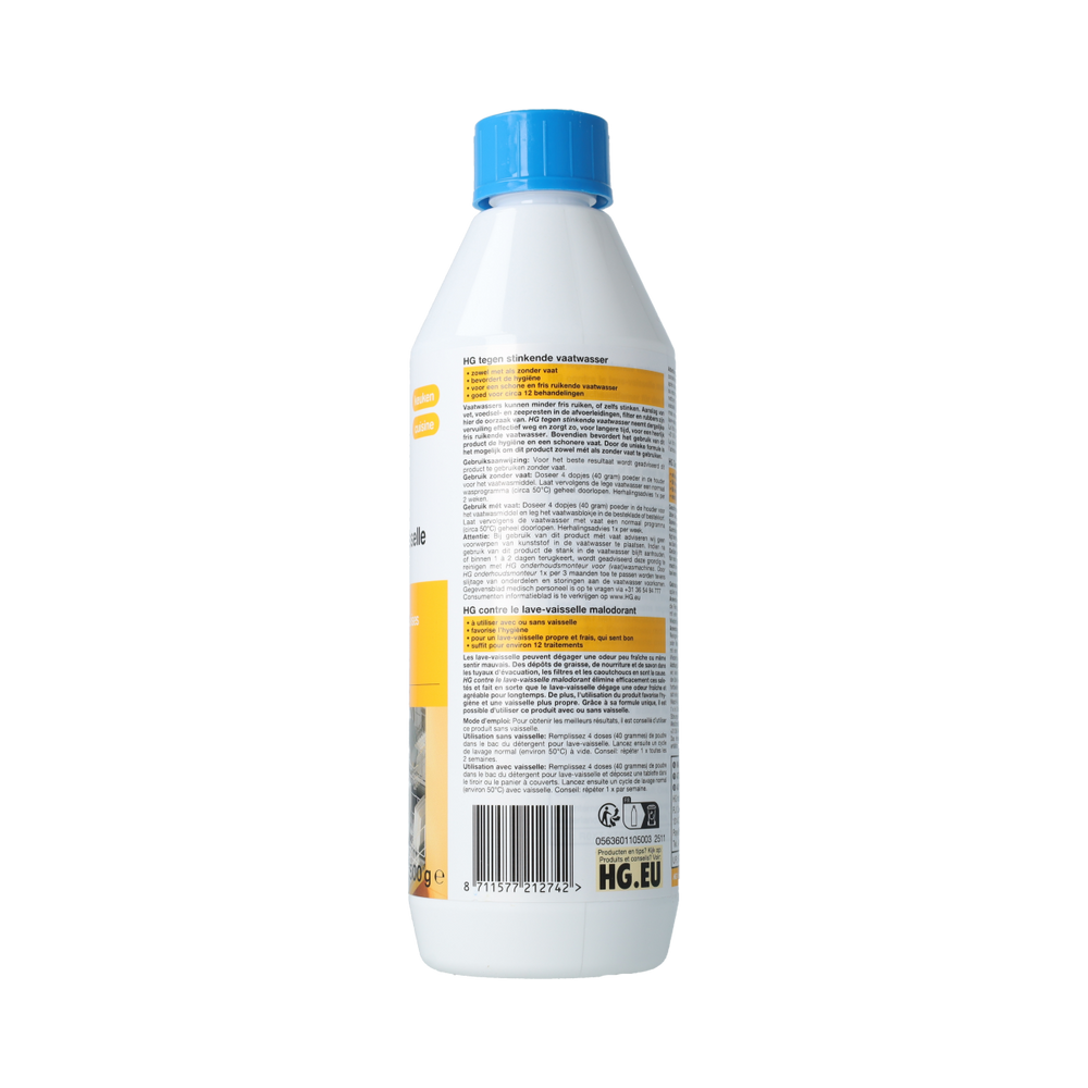 HG Tegen stinkende vaatwasser 500.00 Gram