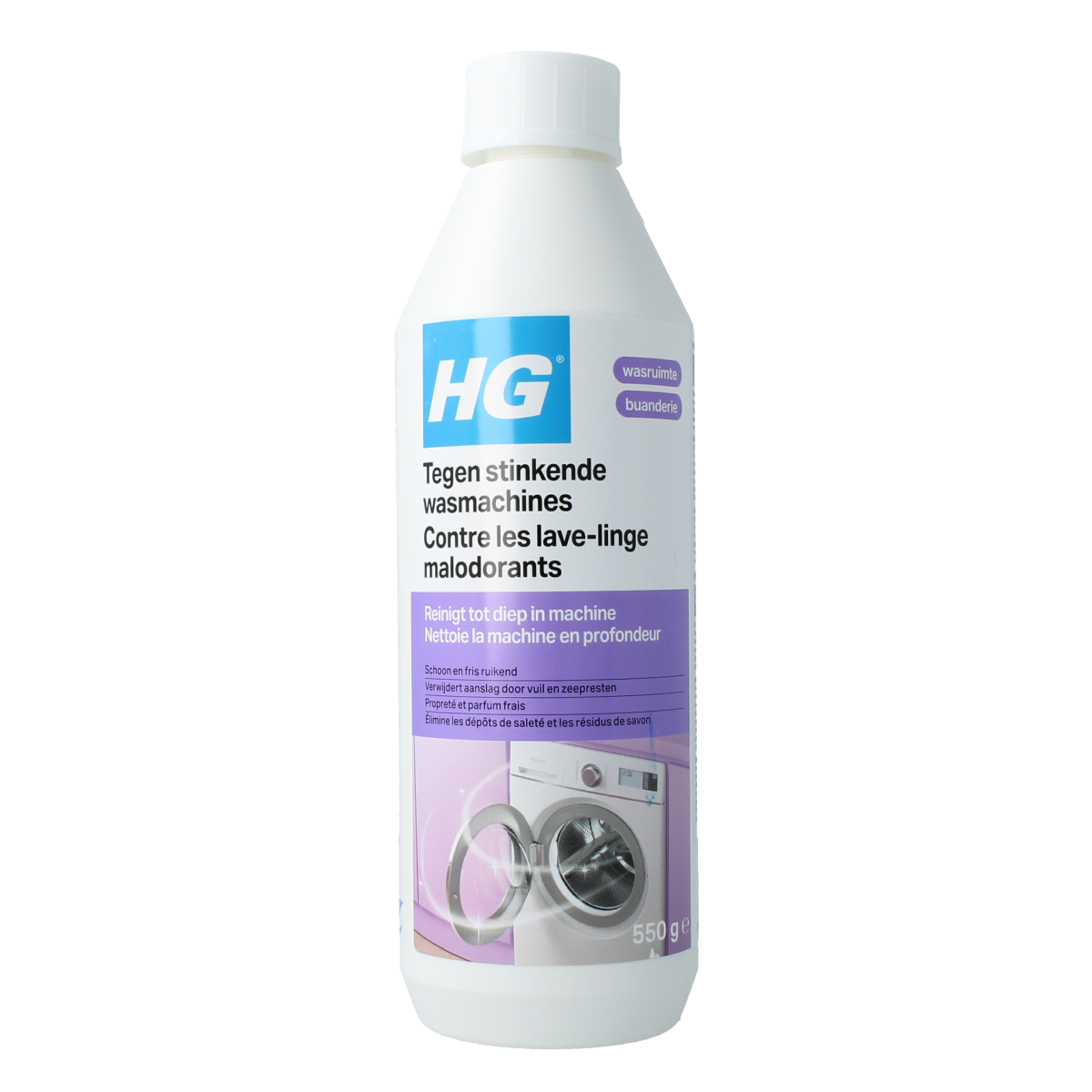 HG Tegen stinkende wasmachine 550.00 Gram