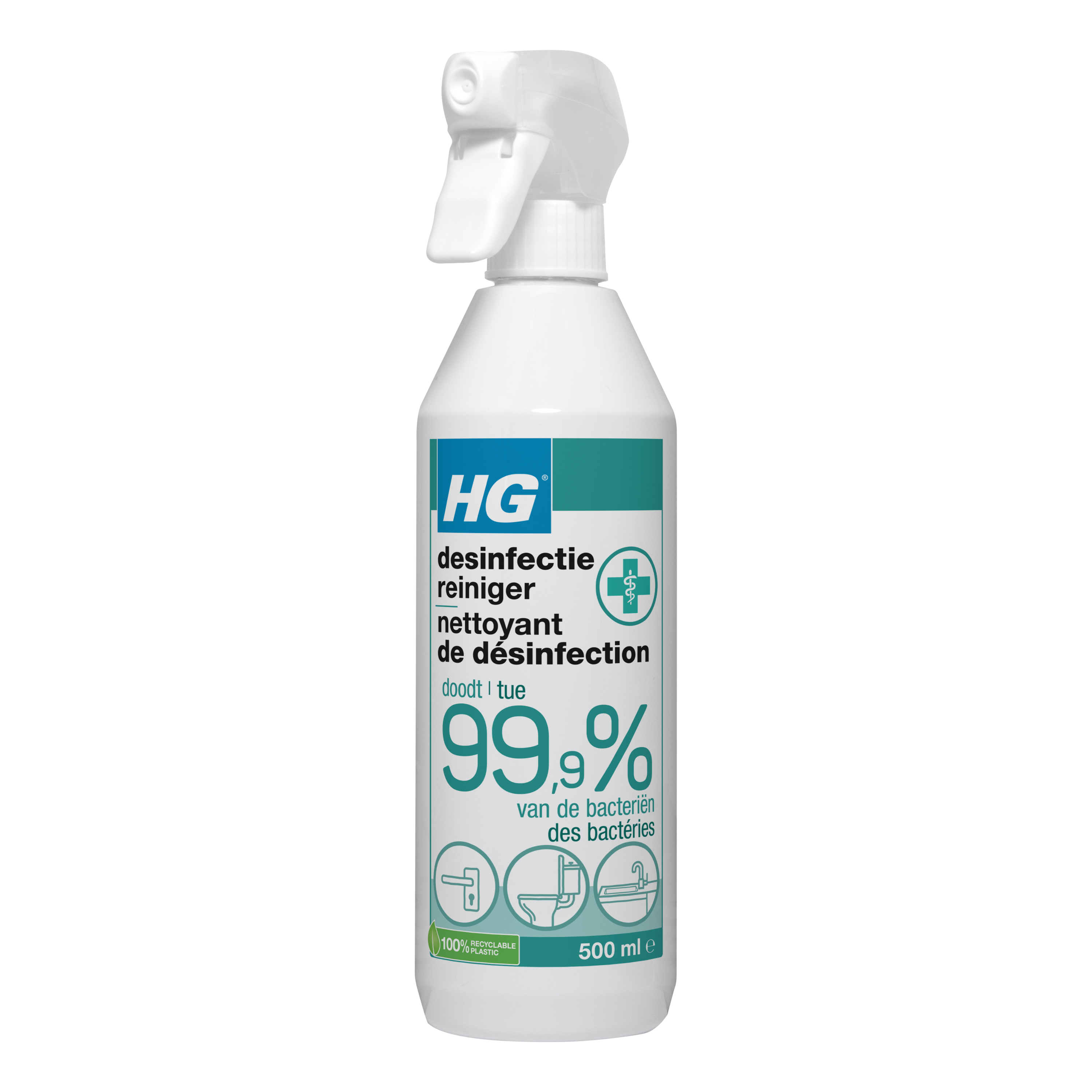 HG Desinfectie reiniger 500.00 Milliliter