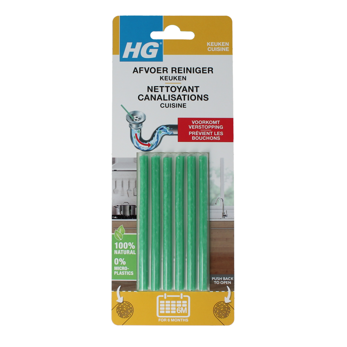 HG Afvoerreiniger 6.00 Stuks