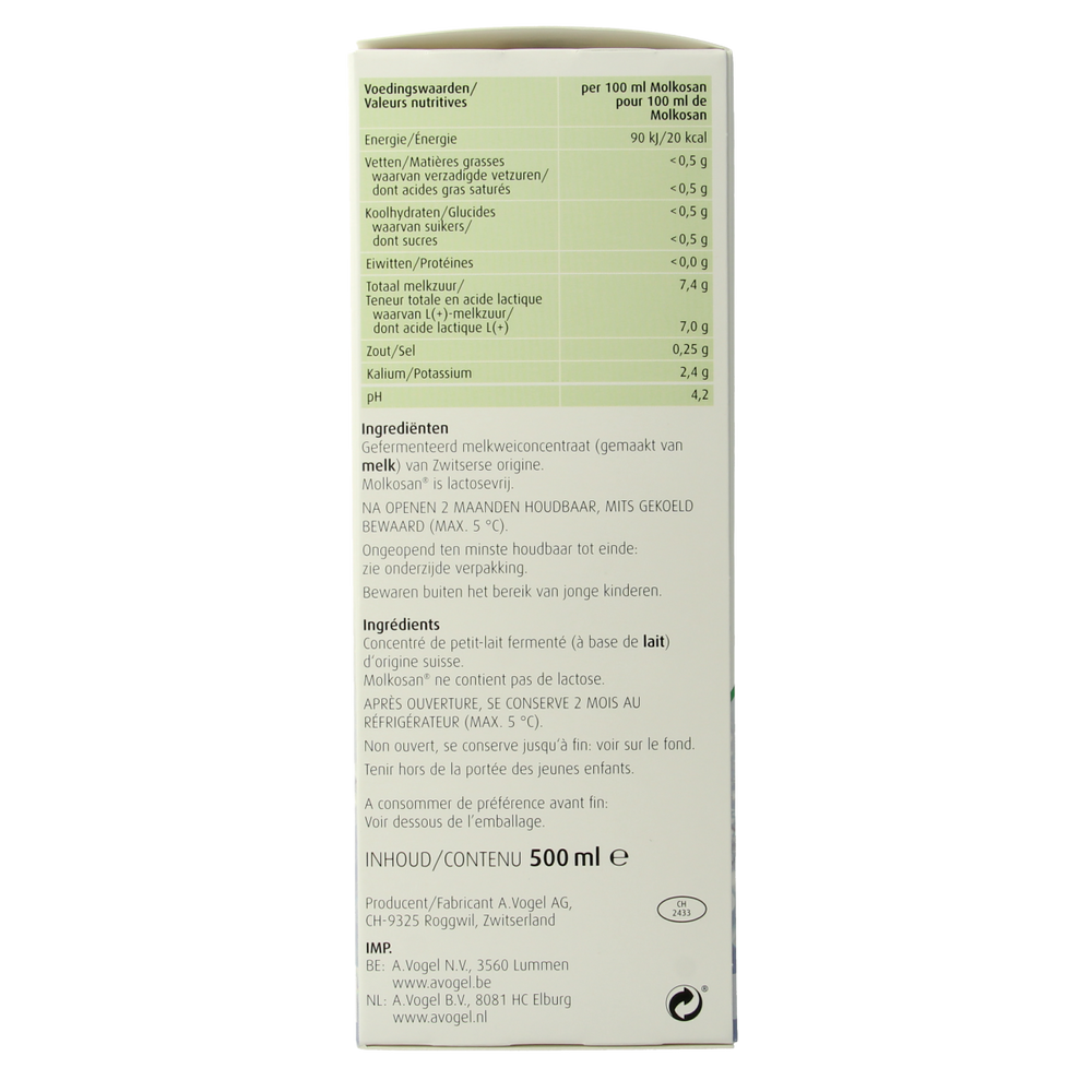 A Vogel Molkosan 500.00 Milliliter