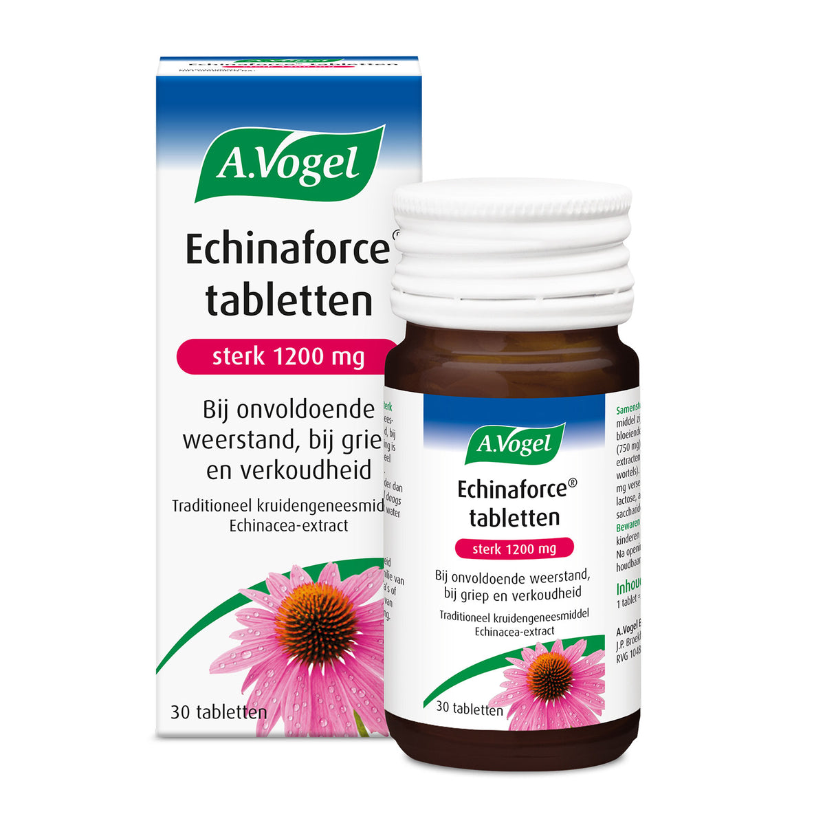 A Vogel Echinaforce tabletten sterk 1200mg 30.00 Tabletten
