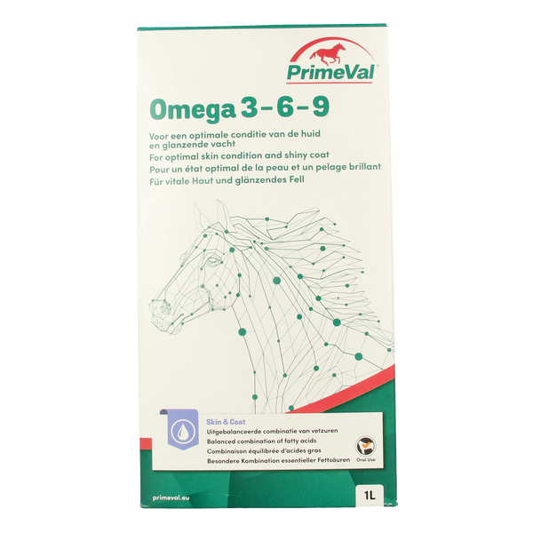 Primeval Omega 3-6-9 paard 1.00 Liter