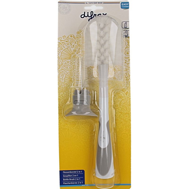 Difrax Flessenborstel 2-in-1 1 Stuks