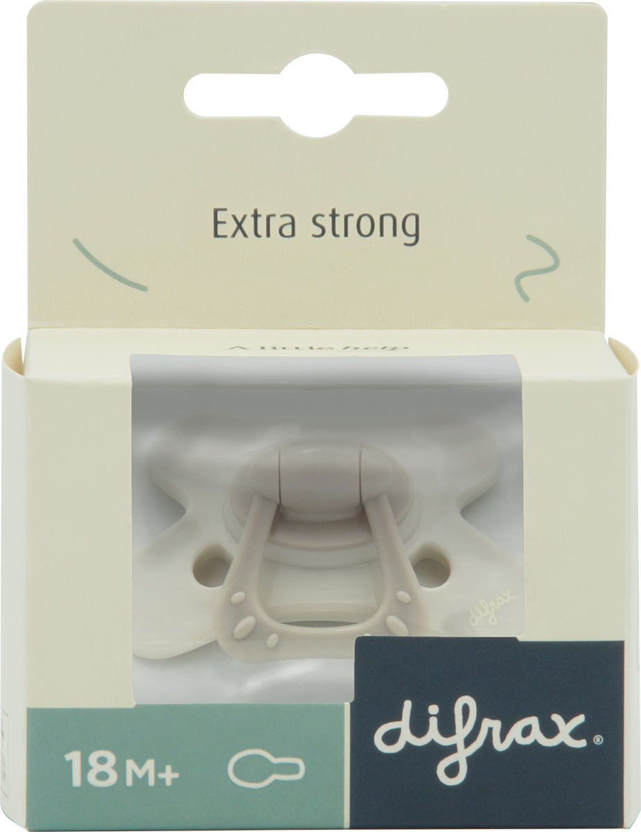Difrax Fopspeen natural 18 maanden animal assorti 1 Stuks