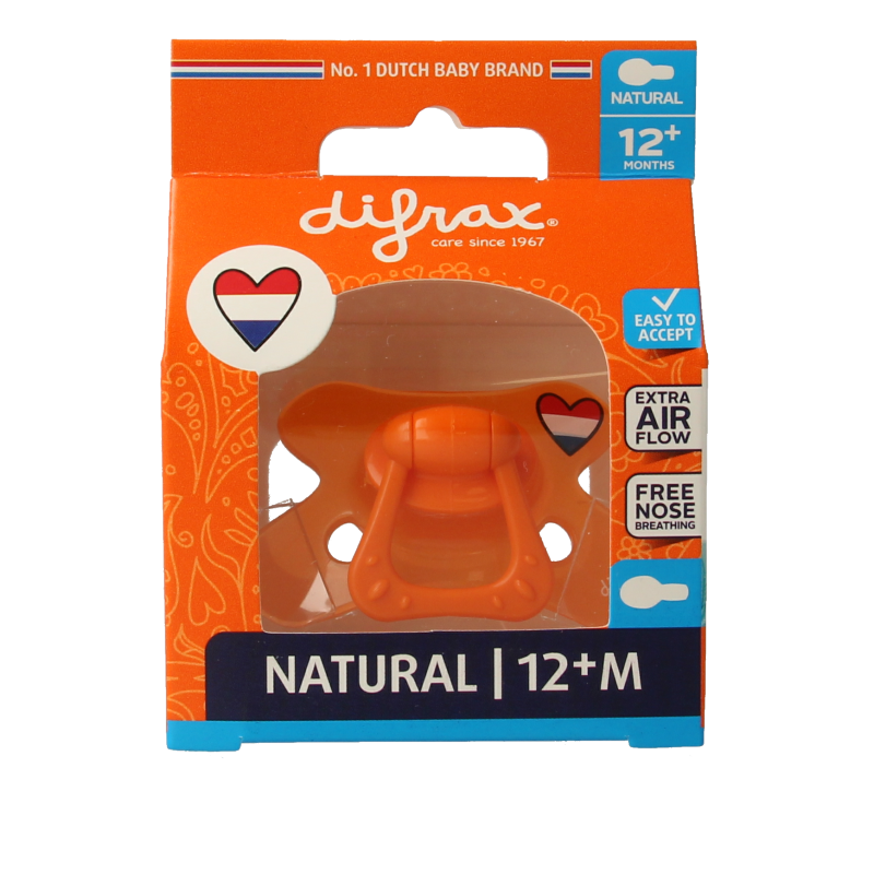 Difrax Fopspeen 12+ maanden  1 Stuks