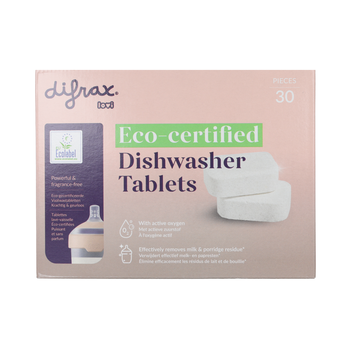 Difrax ECO Vaatwastabletten 30.00 Tabletten
