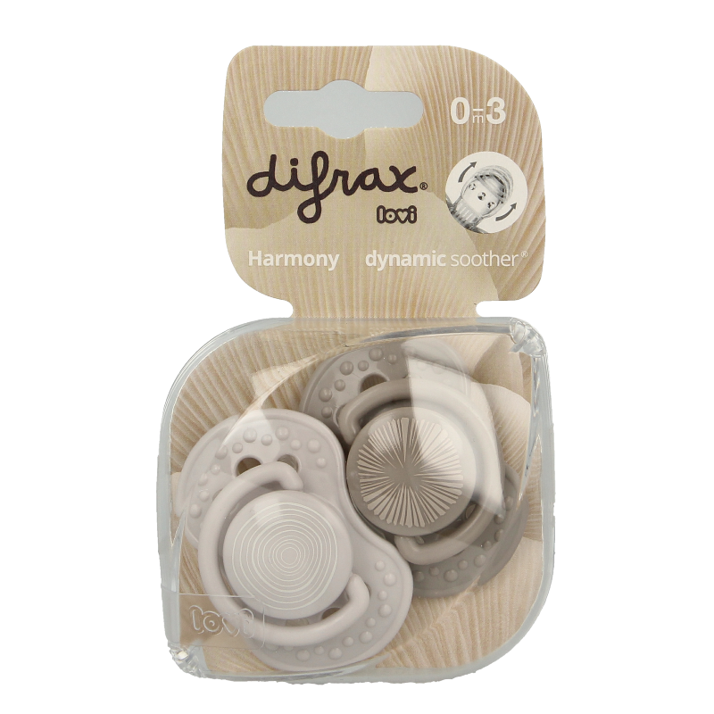 Difrax Lovi fopspeen harmony 0-3 maanden assorti 1 Stuks