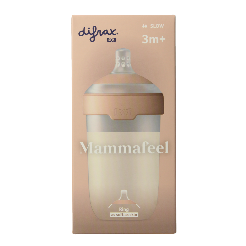Difrax Lovi mamma fles 250ml 1 Stuks