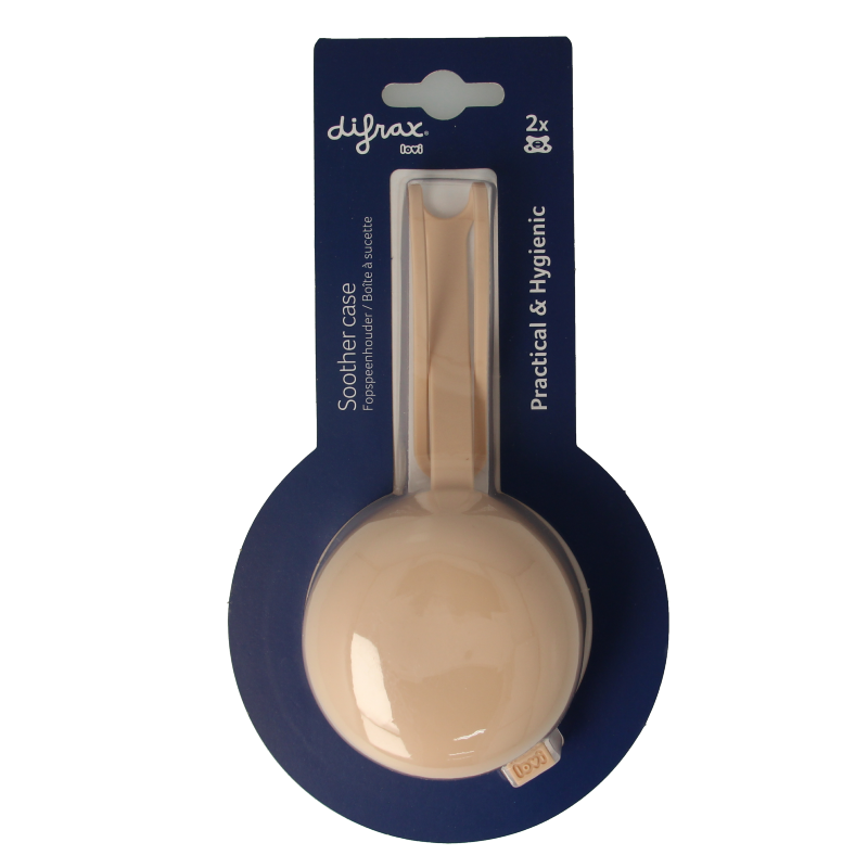 Difrax Lovi fopspeen houder nude 1 Stuks