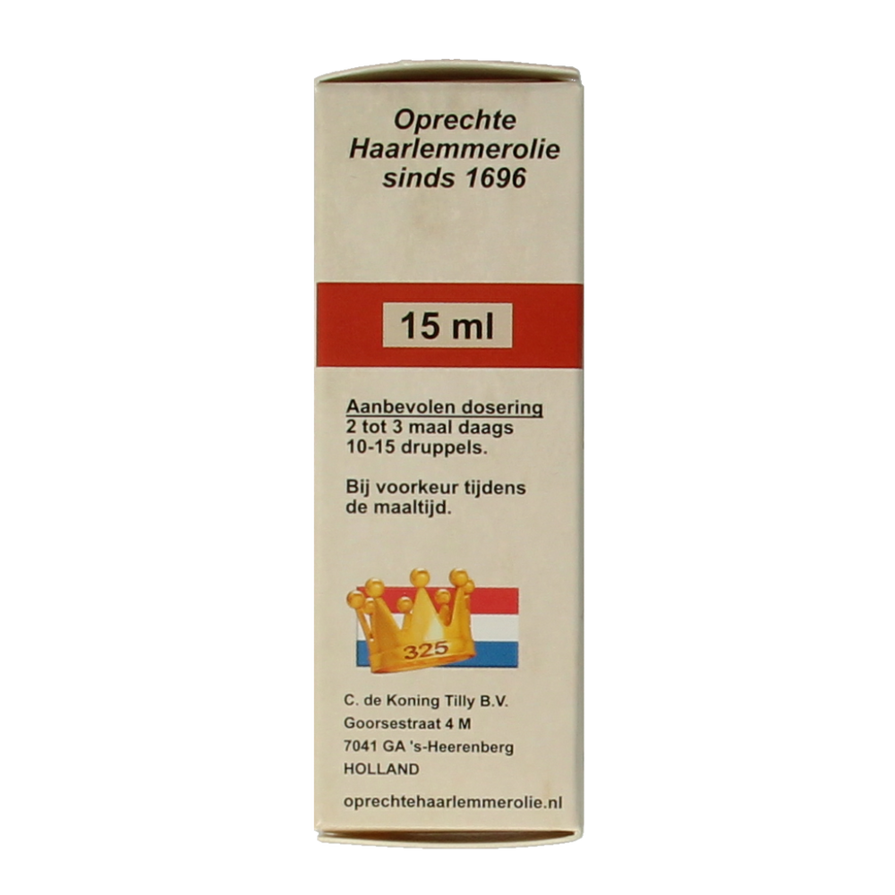 De Koning Tilly Haarlemmerolie magnum 15.00 Milliliter