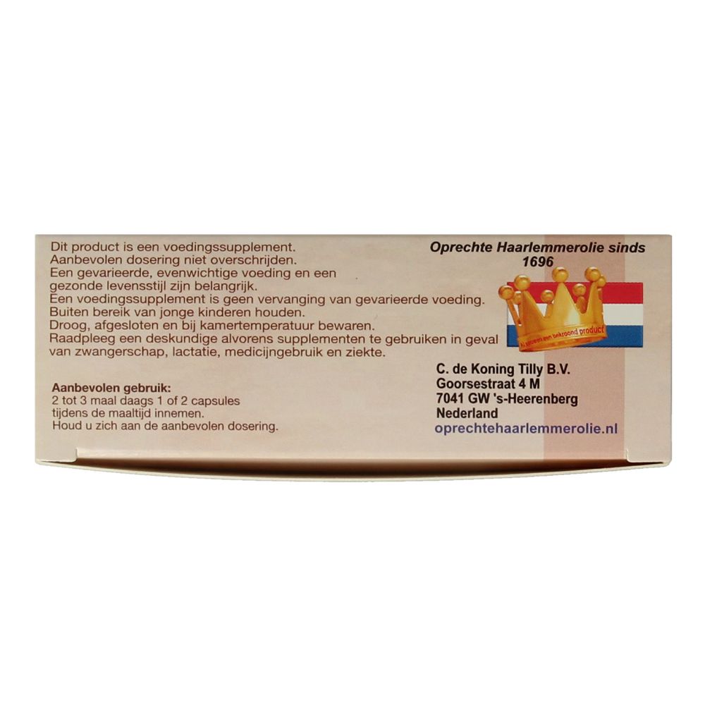 De Koning Tilly Haarlemmerolie 120.00 Capsules