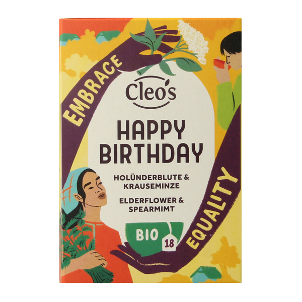 Cleo's Happy birthday bio 18.00 Zakjes