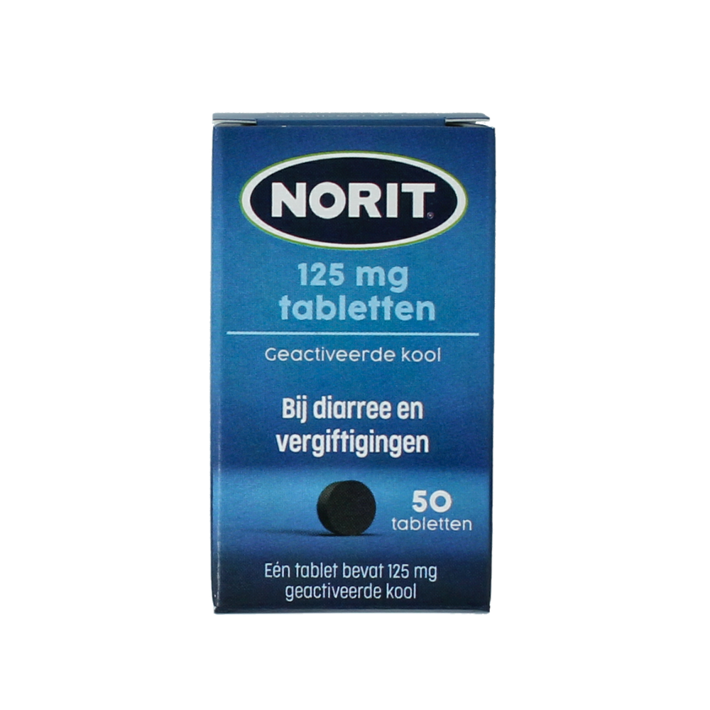Norit Norit 125mg 50.00 Tabletten