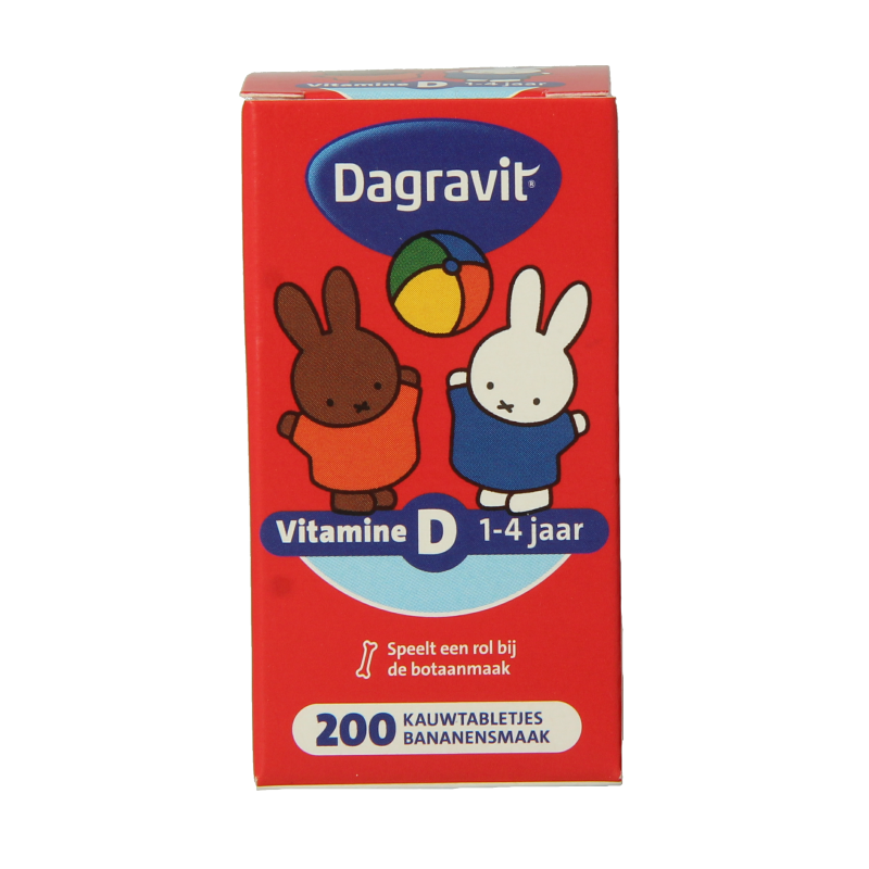 Dagravit Vitamine D tablet kids  200 Stuks