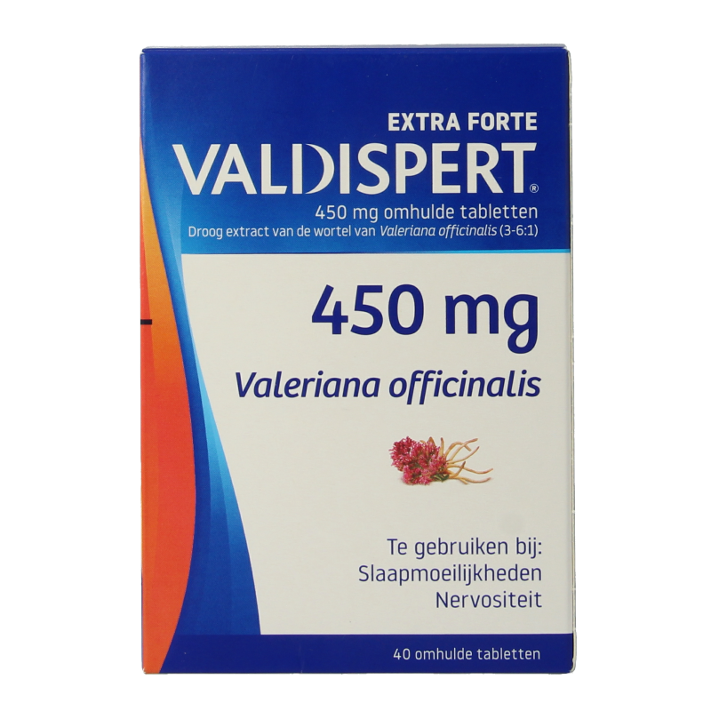 Valdispert Omhulde tabletten 450mg 40 Tabletten