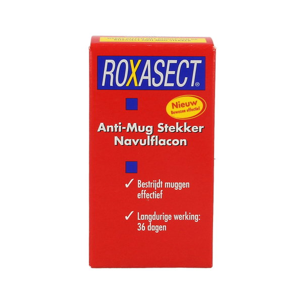 Roxasect Stekker tegen muggen navul 1.00 Stuks