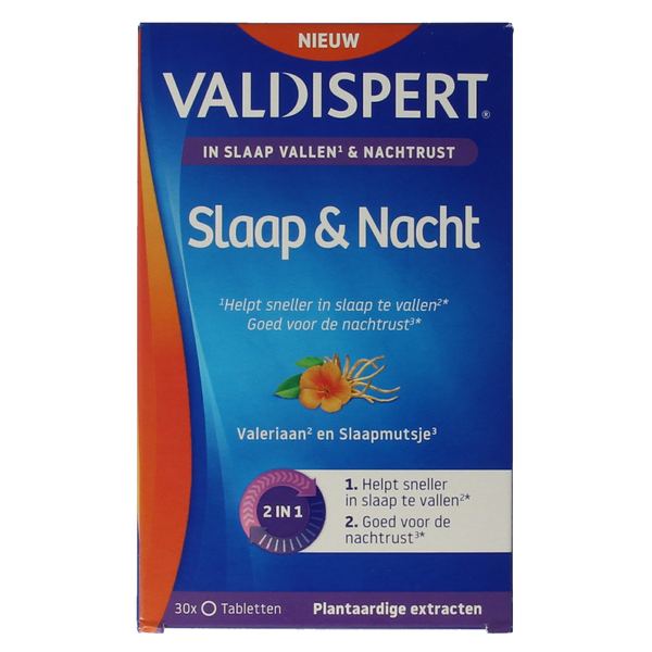 Valdispert Nacht melatonine 5-HTP 30.00 Tabletten