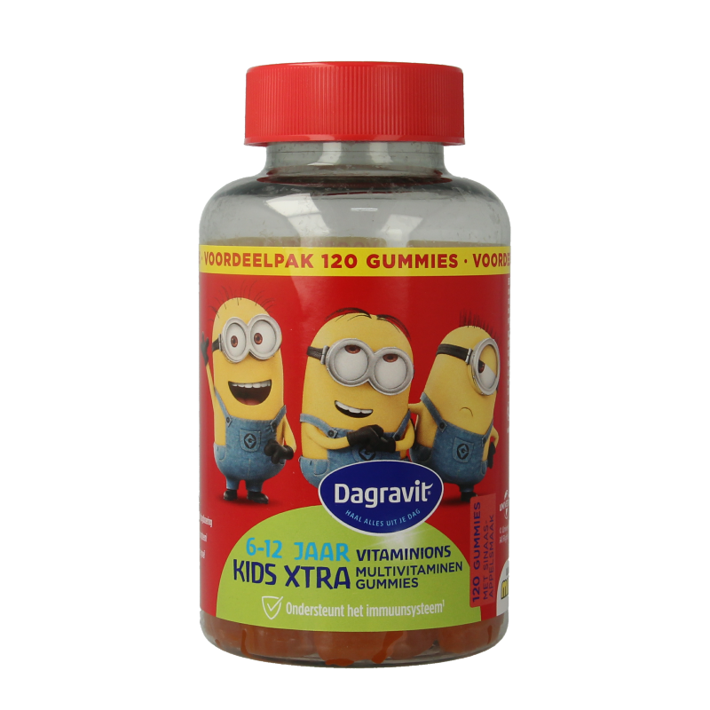 Dagravit Kids-xtra 6-12 jaar 120 Gummies