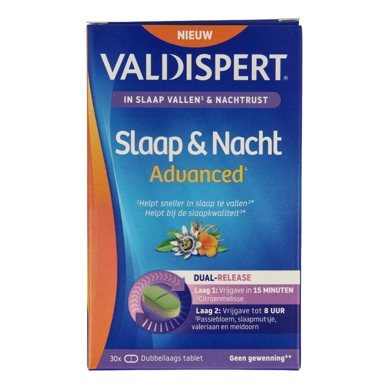Valdispert Slaap & nacht advanced 30 Tabletten