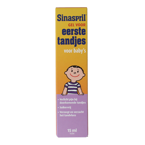 Sinaspril Gel voor de eerste tandjes 15.00 Milliliter
