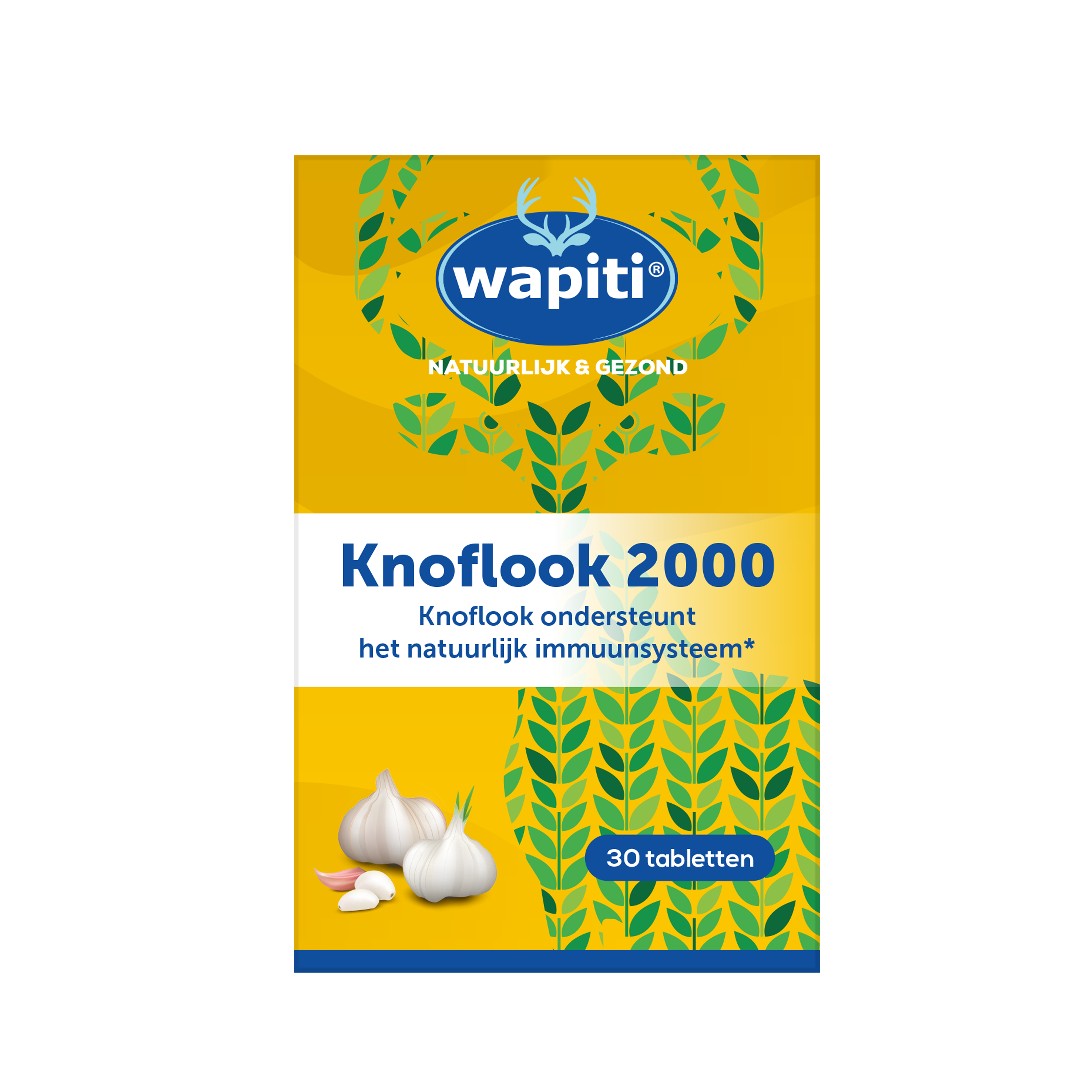 Wapiti Knoflook 2000 30 Tabletten