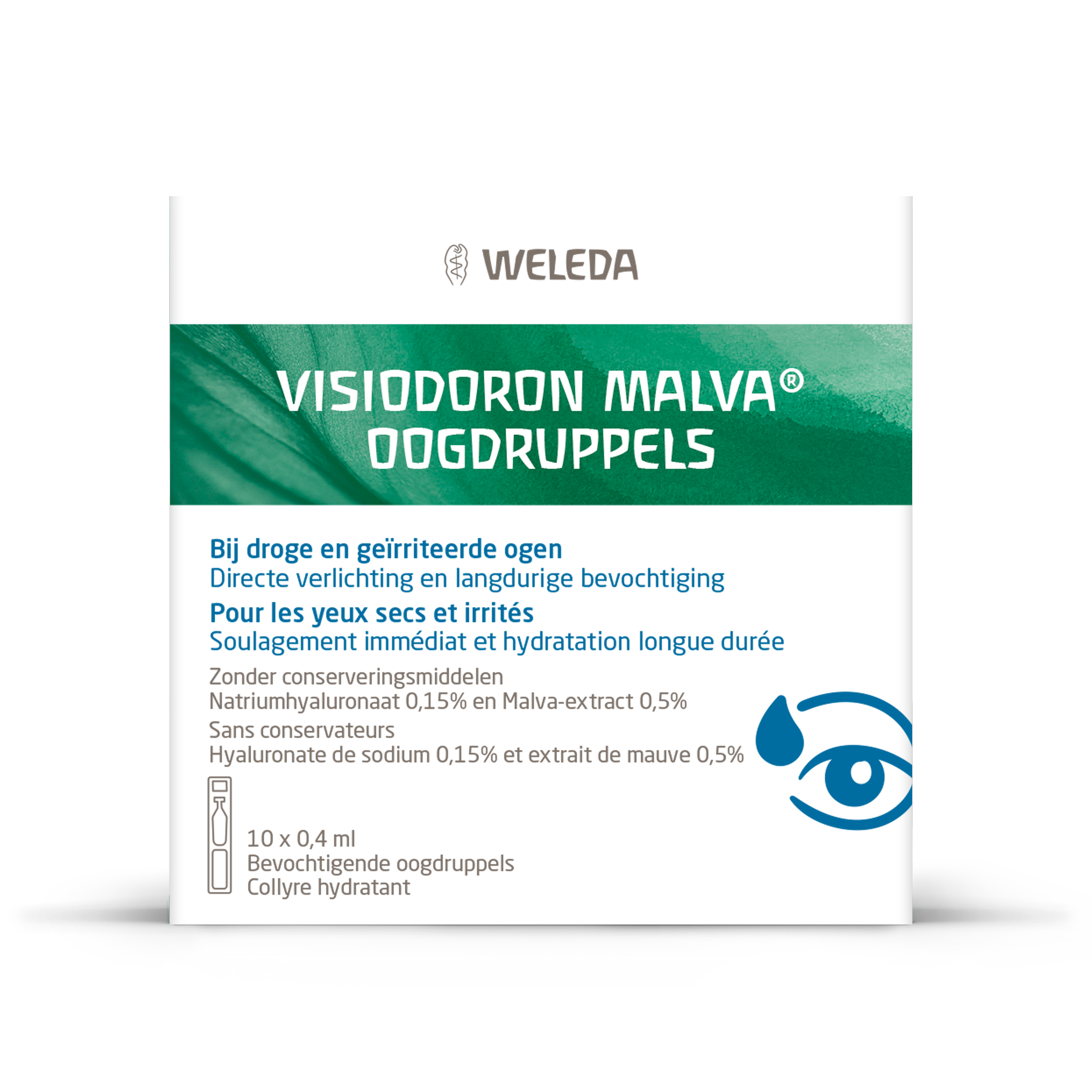Weleda Visiodoron malva oogdruppels 0.4 ml 10.00 Ampullen